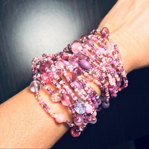 BoHo Convertible Handmade Beaded Necklace/Bracelet - Picture 4 of 5